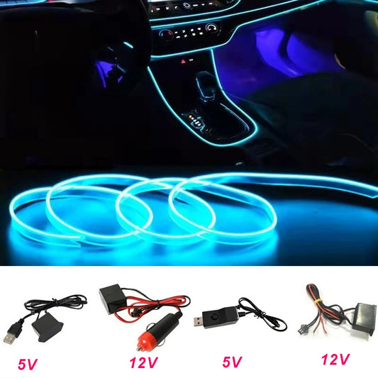 CAR INTERIOR DECORATIVE LAMPS STRIPS